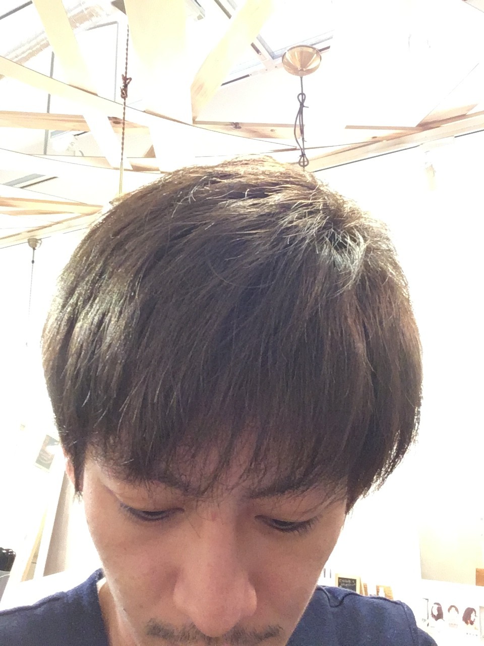 またセルフカラーで実験した